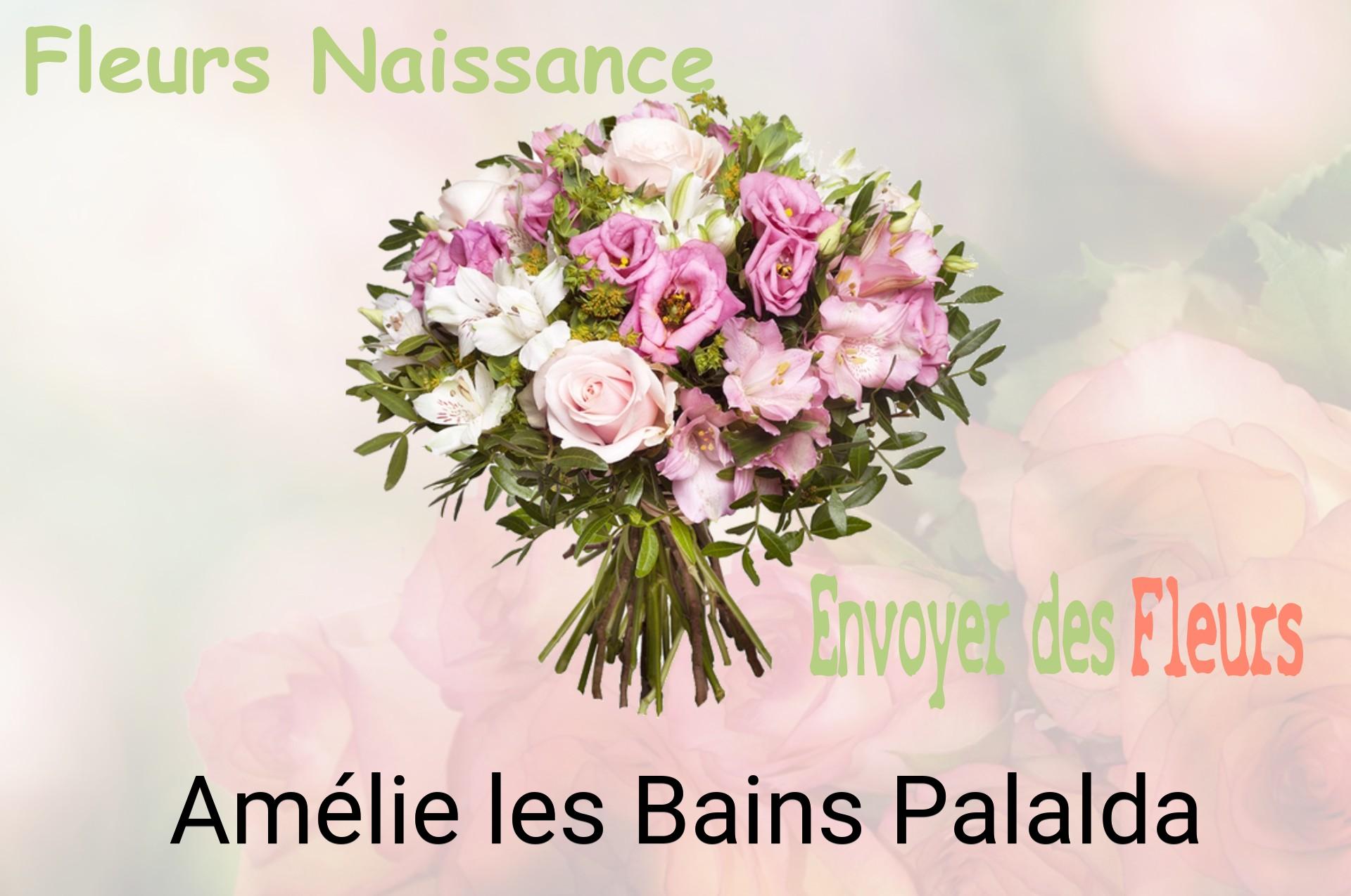 Bouquet de fleurs de naissance livré à Amélie-les-Bains-Palalda